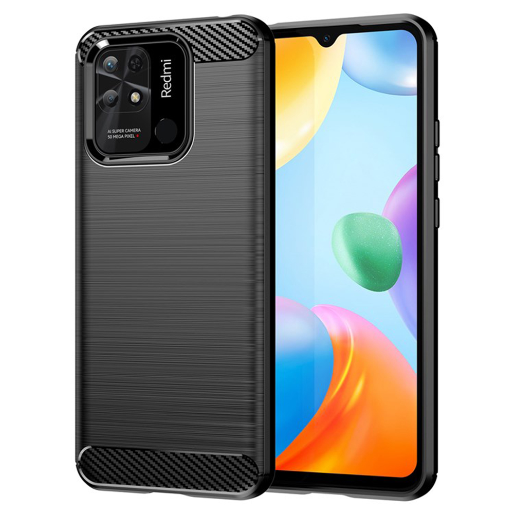Kryt Xiaomi Redmi 10C, Armored Carbon black