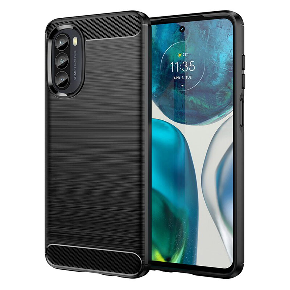 Kryt Motorola Moto G52 / G82, Armored Carbon black