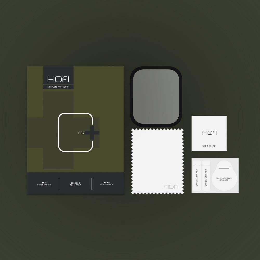 Tvrzené hybridní sklo AMAZFIT GTS 4 Mini, HOFI Hybrid Pro+ černé