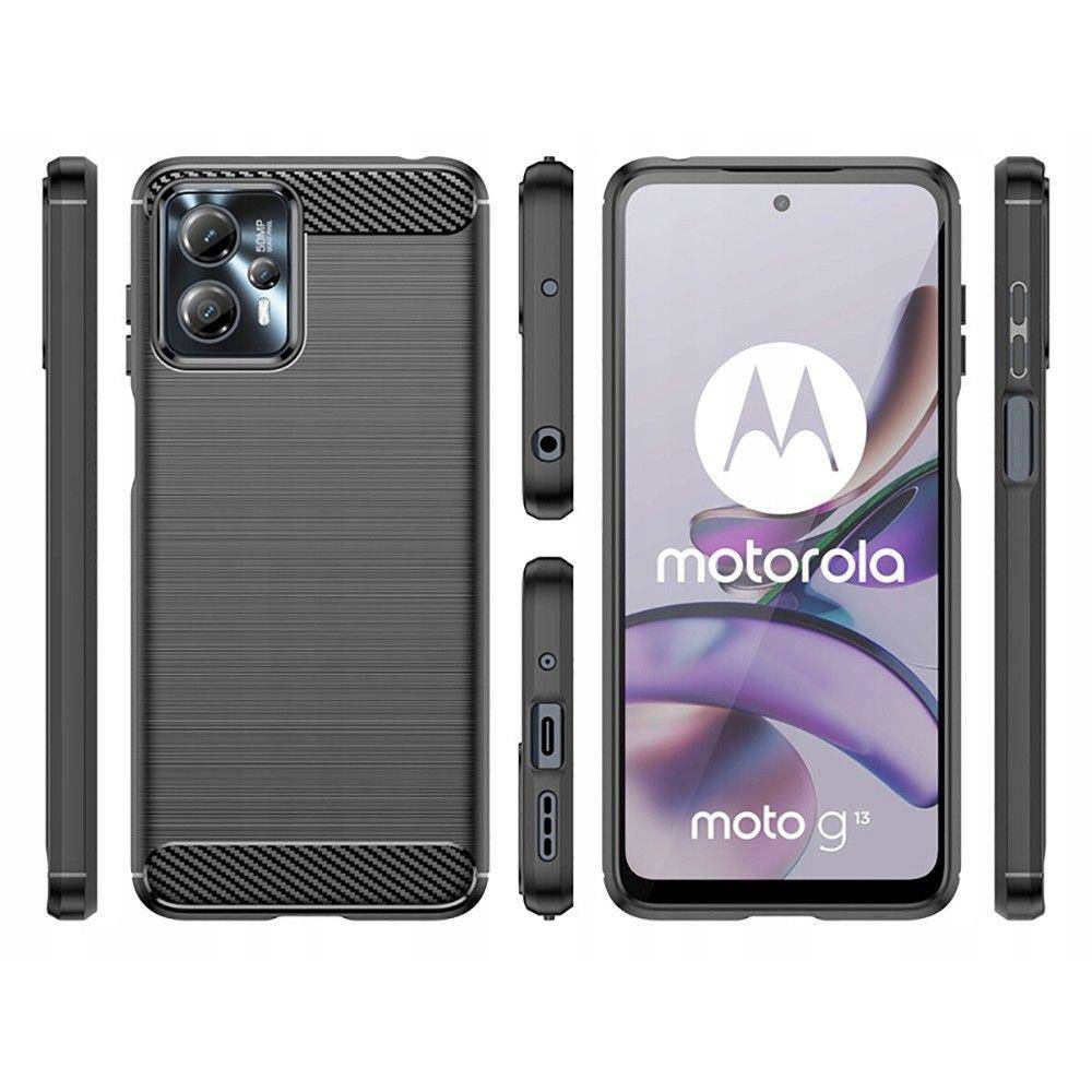 Kryt Motorola Moto G13 / G23 Tech-Protect TPU Carbon black