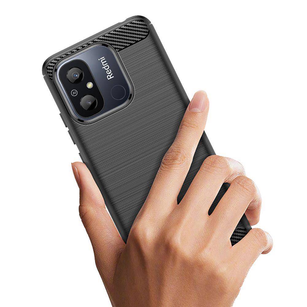 Kryt Xiaomi Redmi 12C Tech-Protect TPU Carbon černý