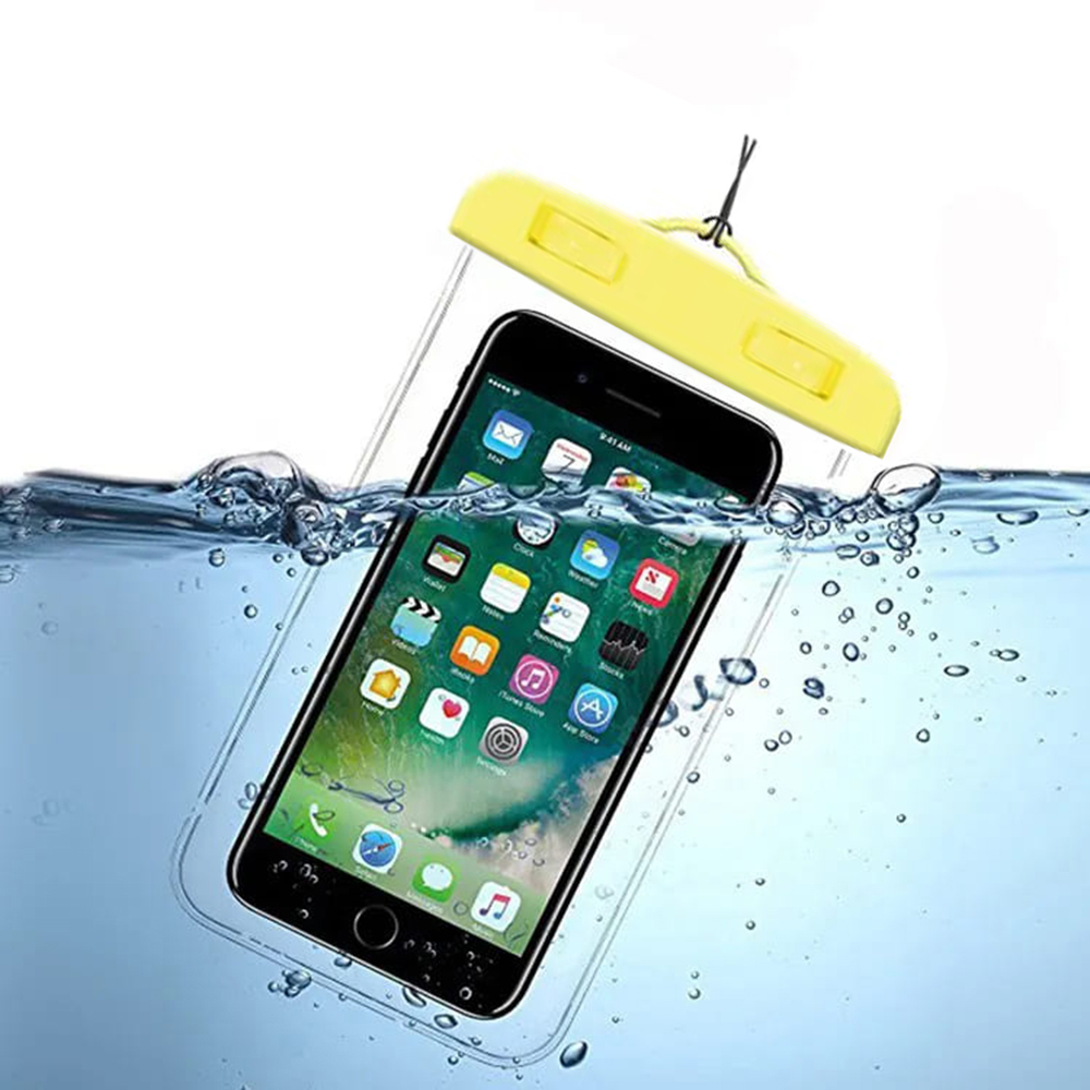 Pouzdro Vodotěsné na telefon 6,5" Techsuit žluté