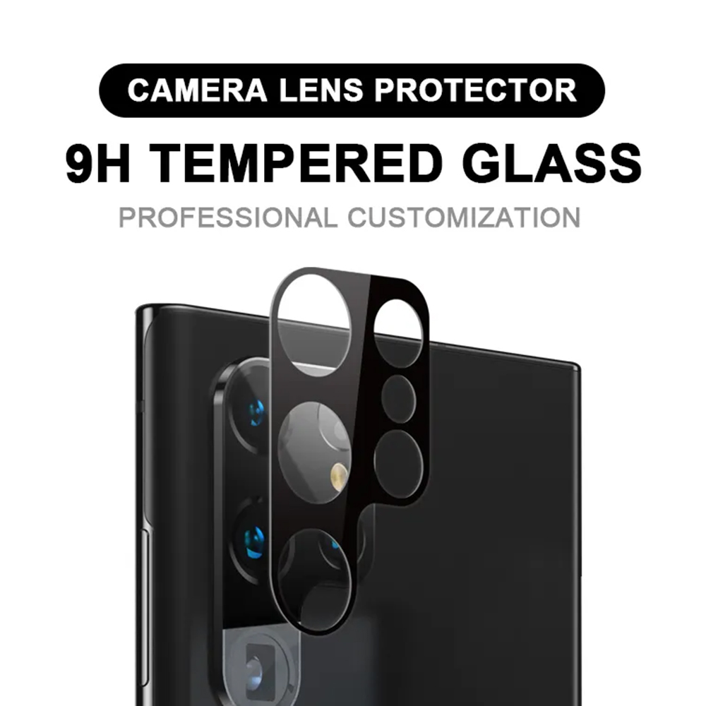 Sklo pro celý fotoaparát Samsung Galaxy S23 Ultra – černé