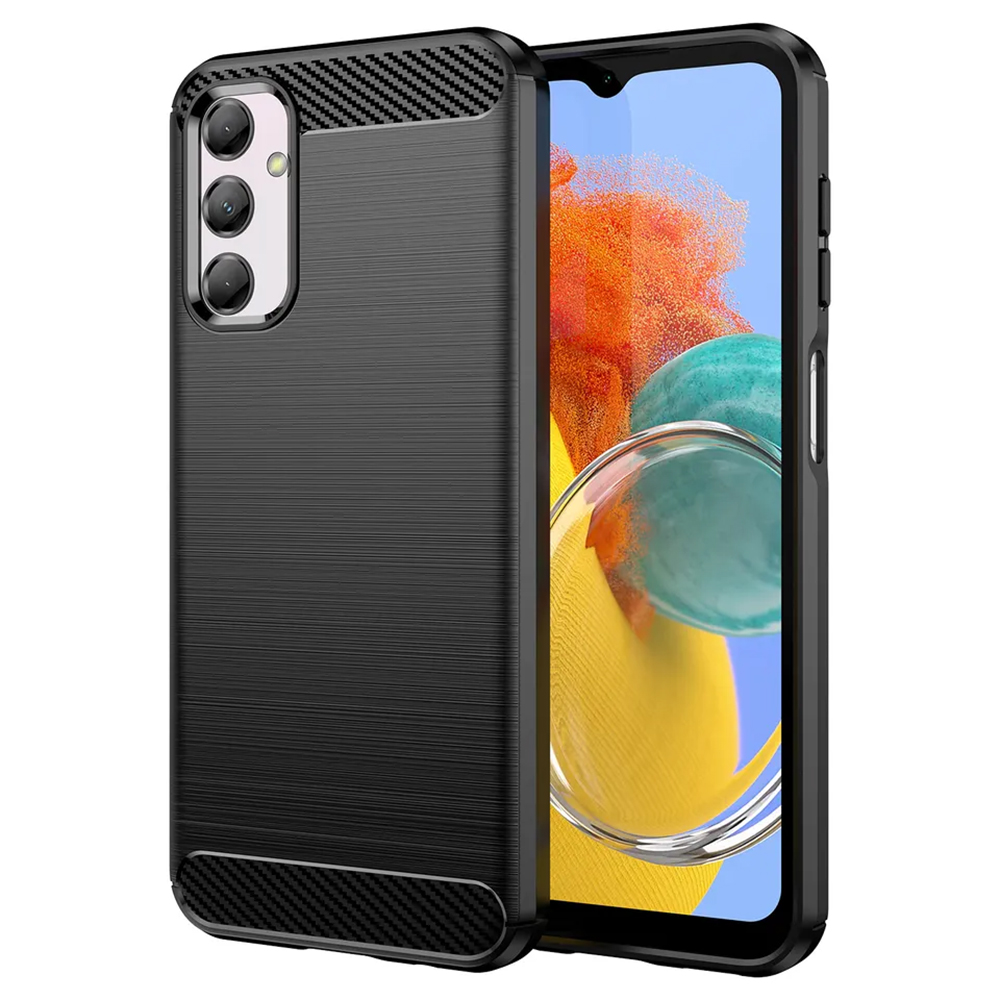 Kryt Samsung Galaxy M14, Armored Carbon černý