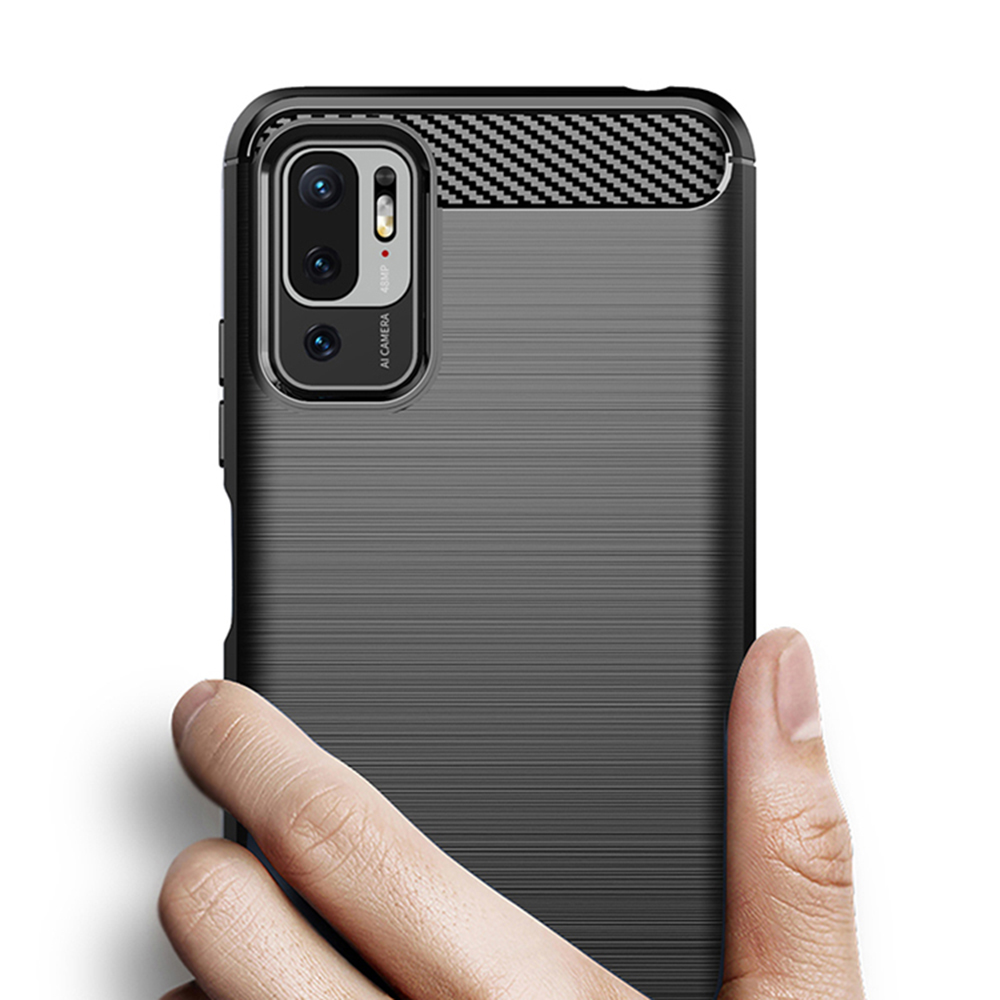Kryt Xiaomi Redmi Note 10 5G / Redmi Note 10T 5G / Poco M3 Pro, Armored Carbon black