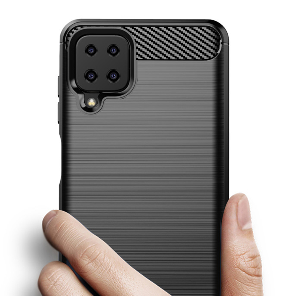 Kryt Samsung Galaxy A22 4G, Armored Carbon černý