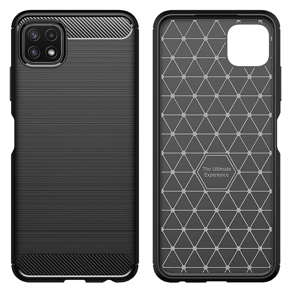 Kryt Samsung Galaxy A22 5G, Armored Carbon černý