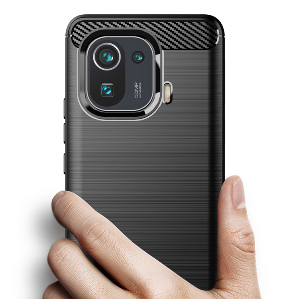Kryt Xiaomi Mi 11 Pro, Armored Carbon black