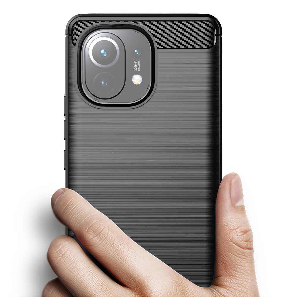Kryt Xiaomi Mi 11, Armored Carbon black