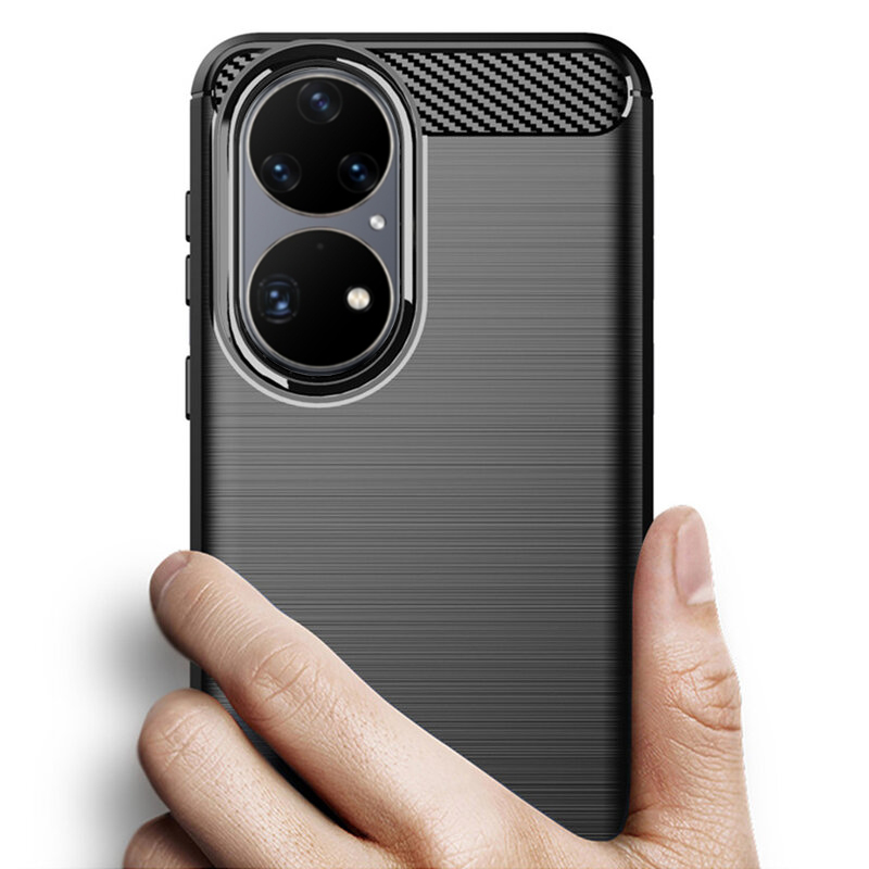 Kryt Huawei P50 / Honor 50 Armored Carbon černý