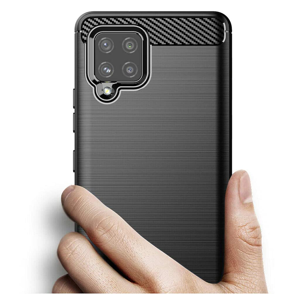 Kryt Samsung Galaxy A42 5G, Armored Carbon černý