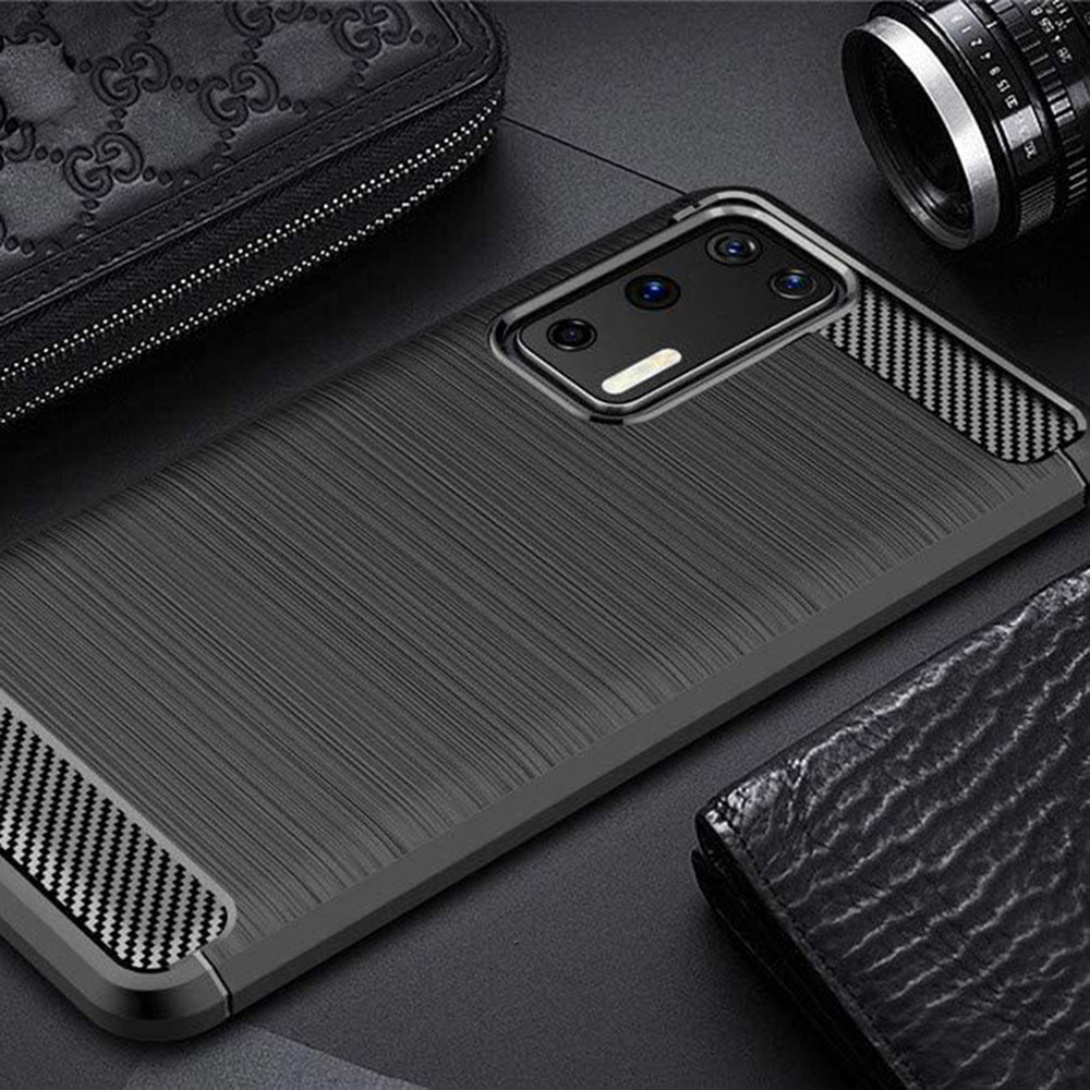 Kryt Huawei P40 Pro Armored Carbon černý