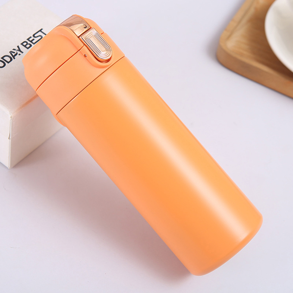 Termoska Techsuit (THM1) - digitální displej pro indikaci teploty, nerezová ocel, 400ml - oranžová