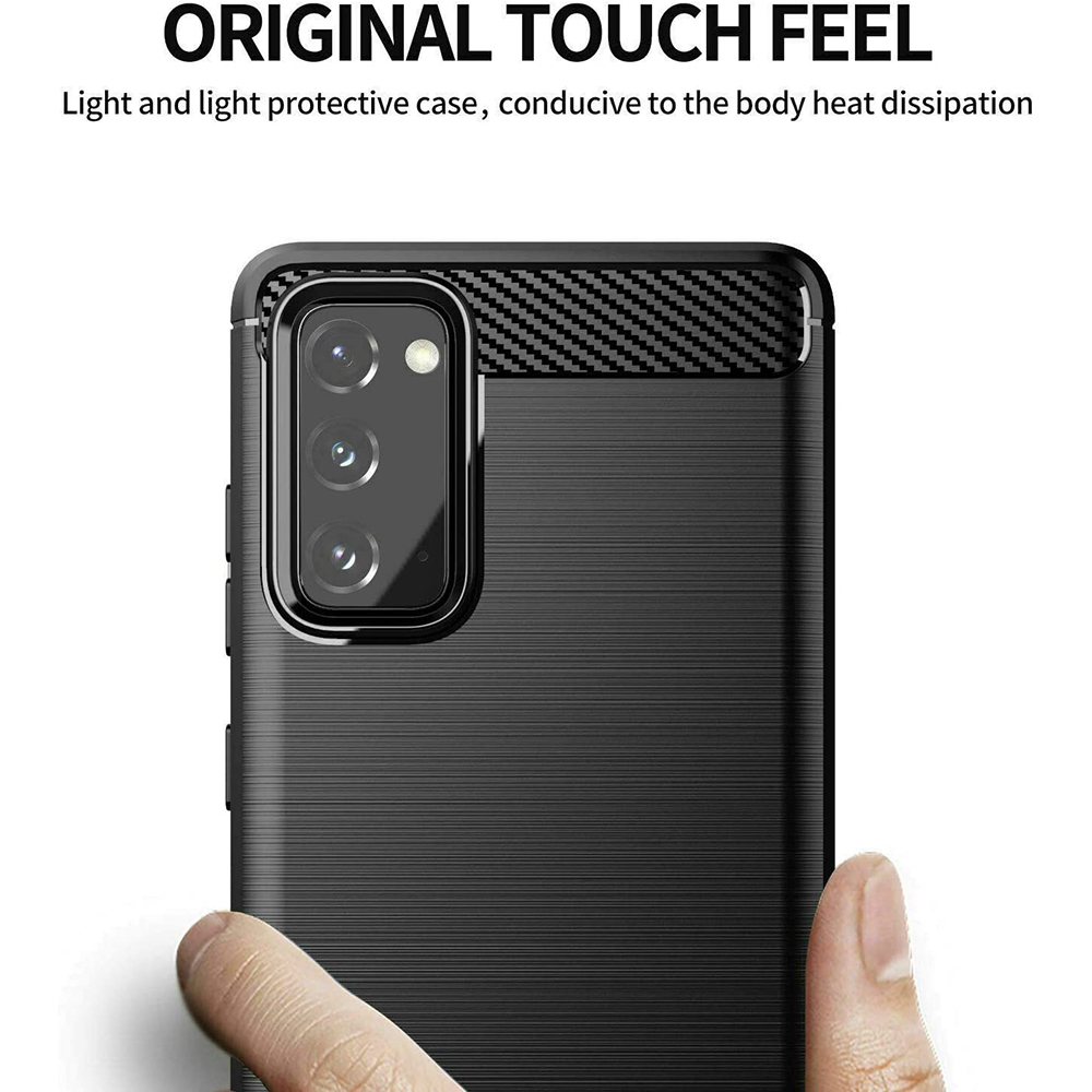Kryt Samsung Galaxy S20 FE 4G / S20 FE 5G, Armored Carbon černý