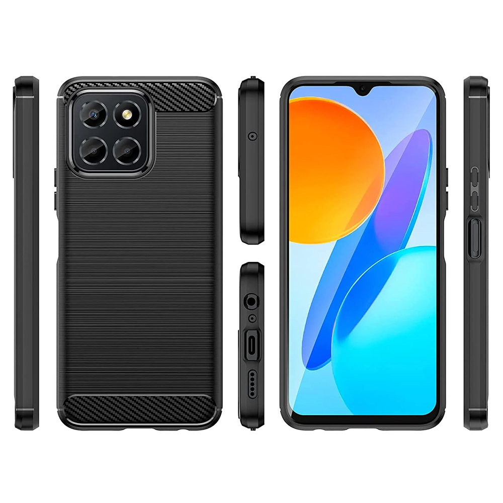 Kryt Honor X6 / X8 5G / 70 Lite, Armored Carbon black
