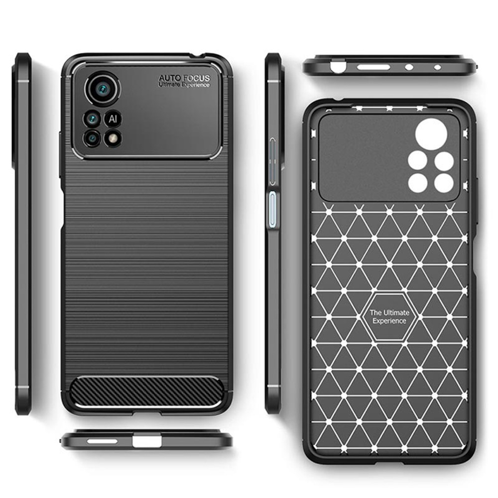 Kryt Xiaomi Poco X4 Pro 5G, Armored Carbon black