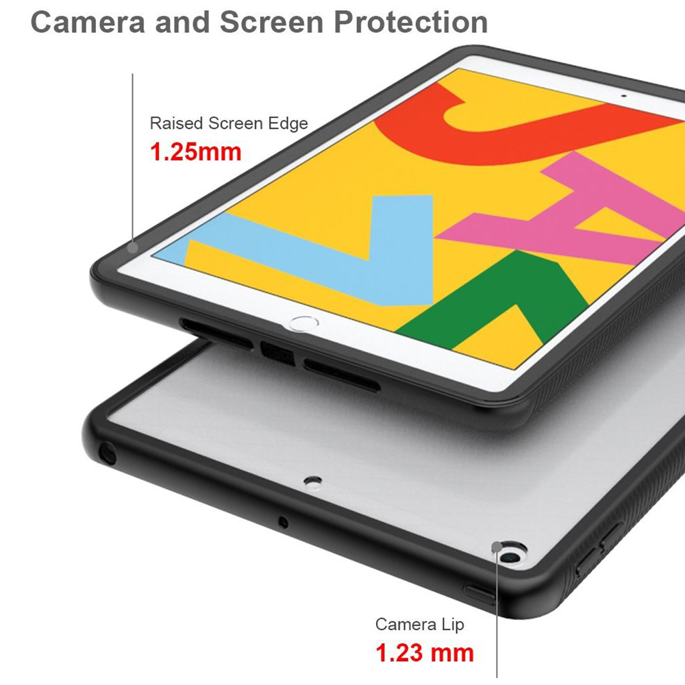 Pouzdro pro tablet iPad 10.2 (2019 / 2020 / 2021) Techsuit - Defense360 Pro + ochrana obrazovky, černé