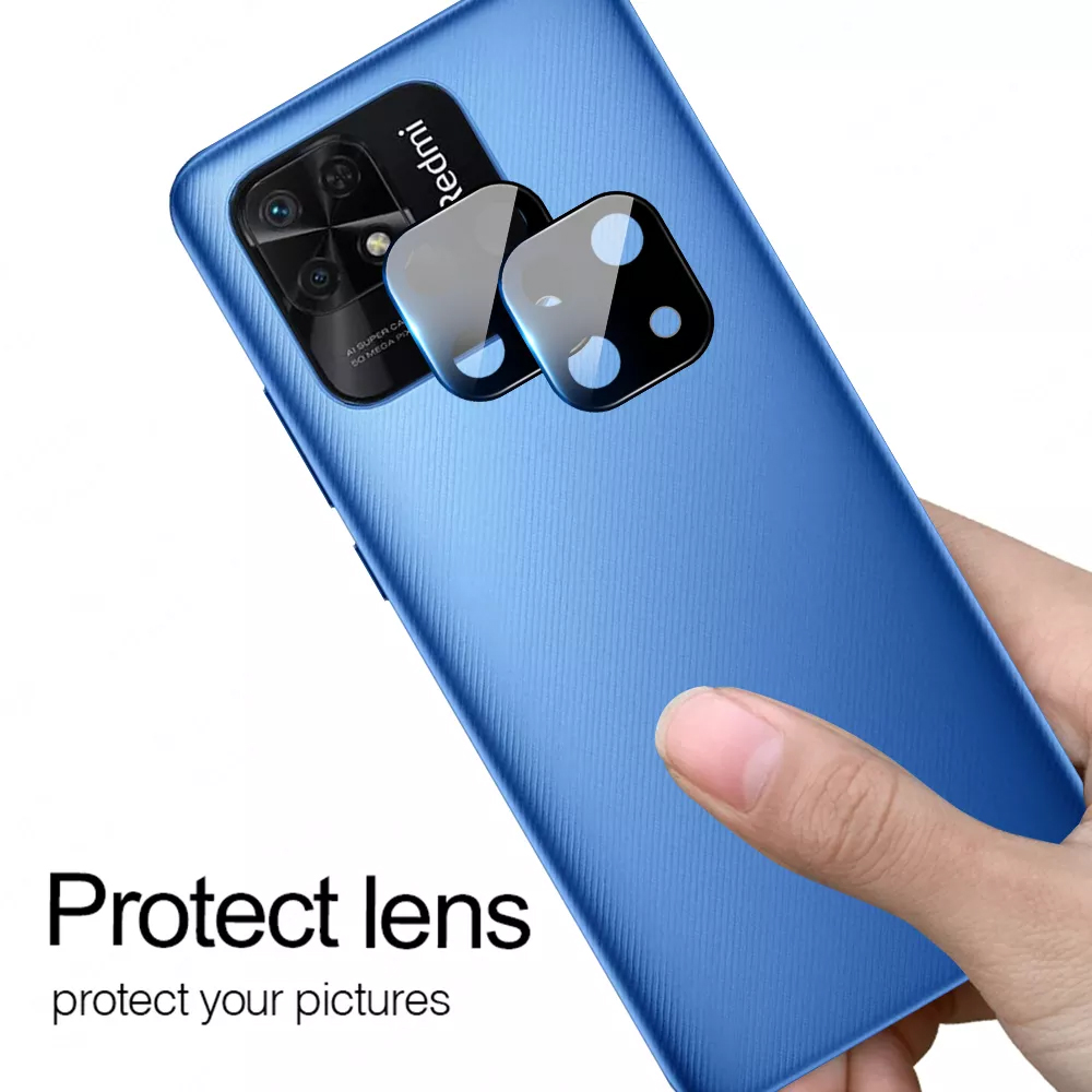 Hybridní sklo pro celý fotoaparát Xiaomi Redmi 10C – Mocolo, černé