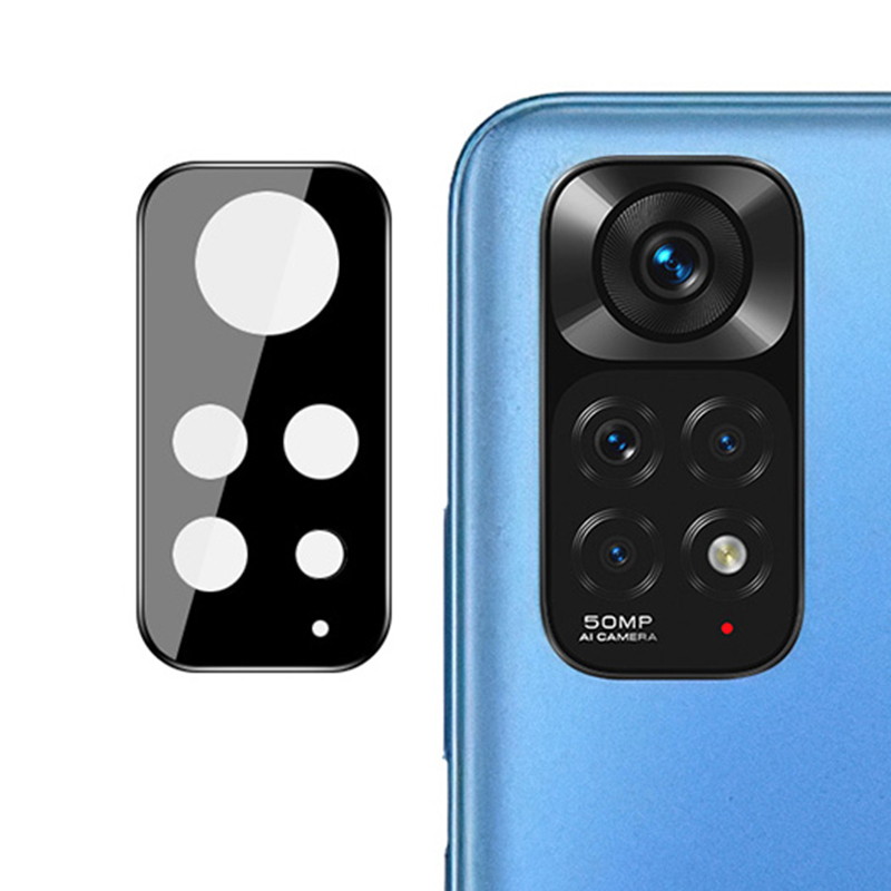 Hybridní sklo pro celý fotoaparát Xiaomi Redmi Note 11S – Mocolo, černé