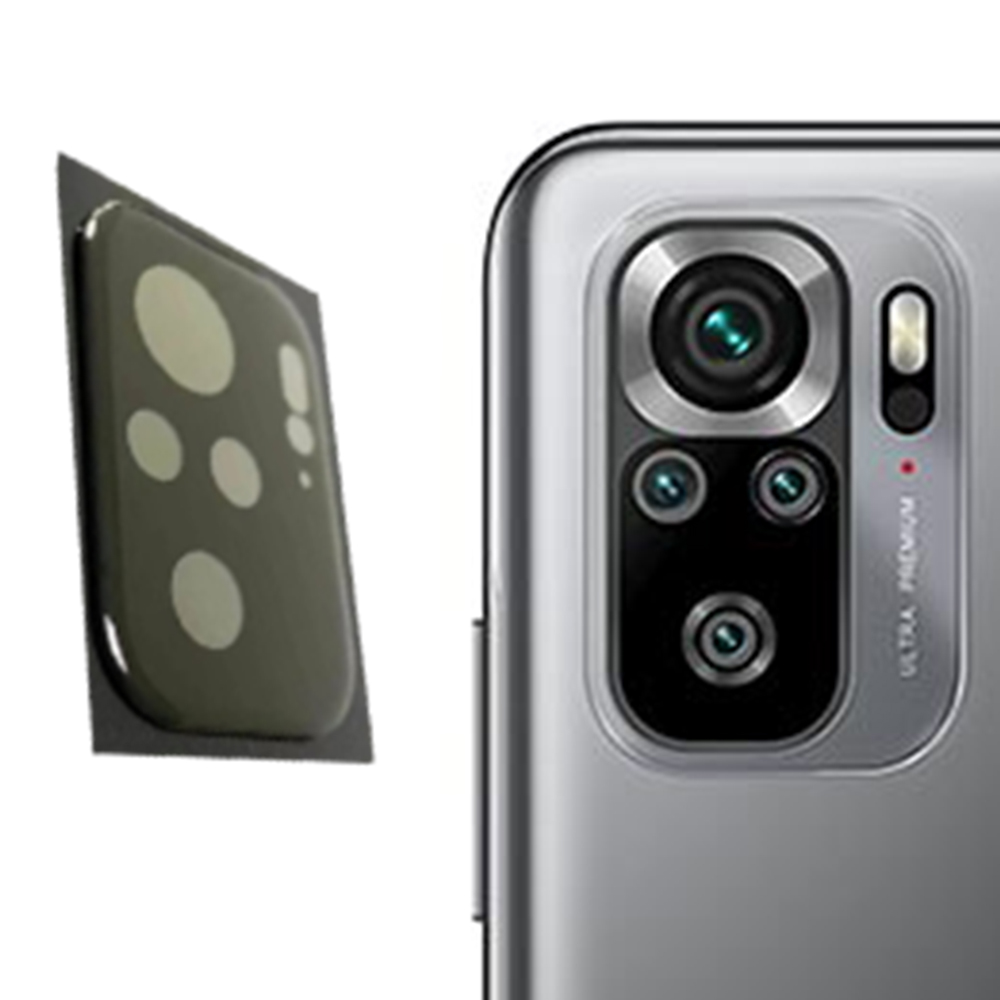 Hybridní sklo pro celý fotoaparát Xiaomi Redmi Note 10 4G / Note 10S / Poco M5s – Mocolo, černé