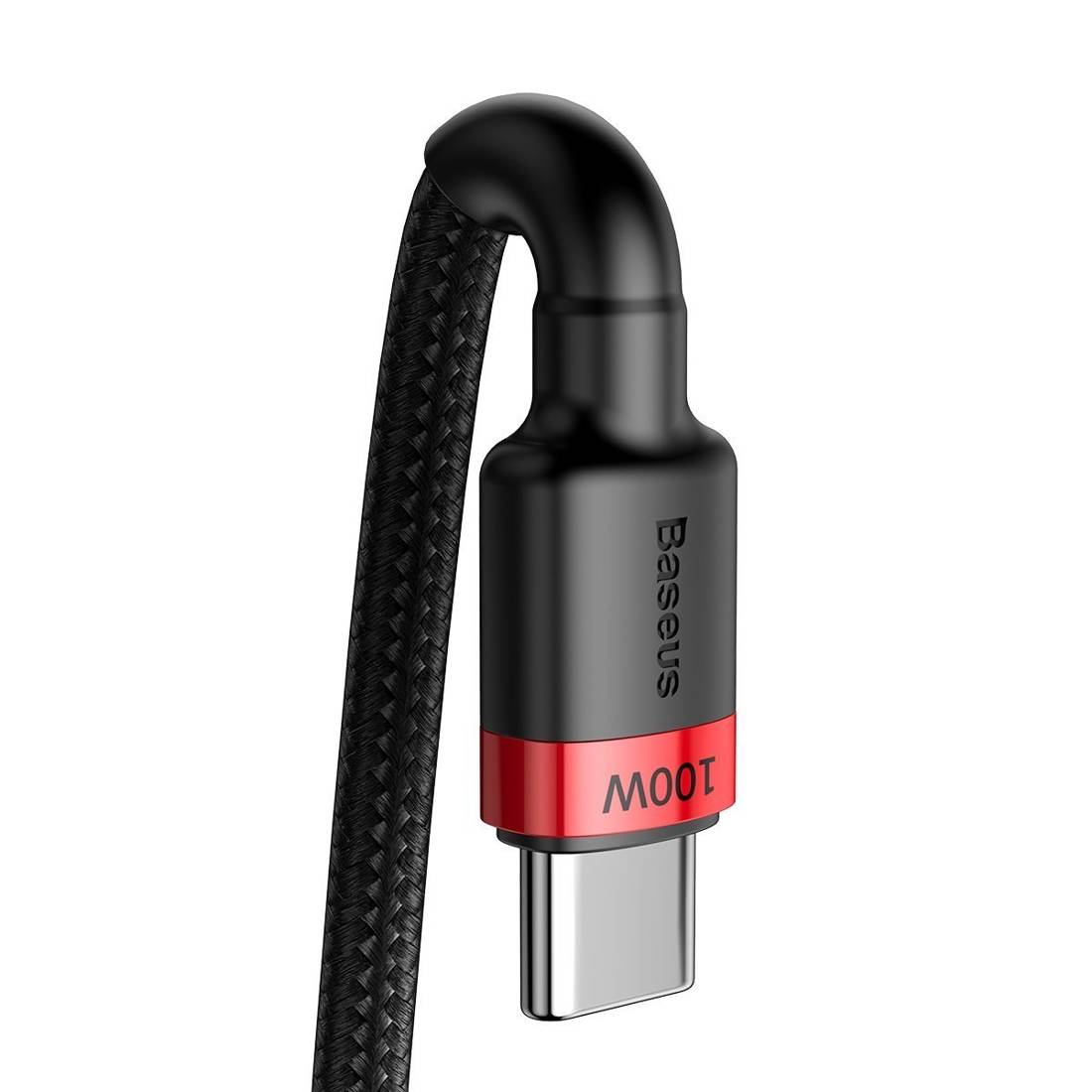 Datový kabel Baseus Cafule USB-C to USB-C Baseus Cafule, 100W, 2m černý/červený
