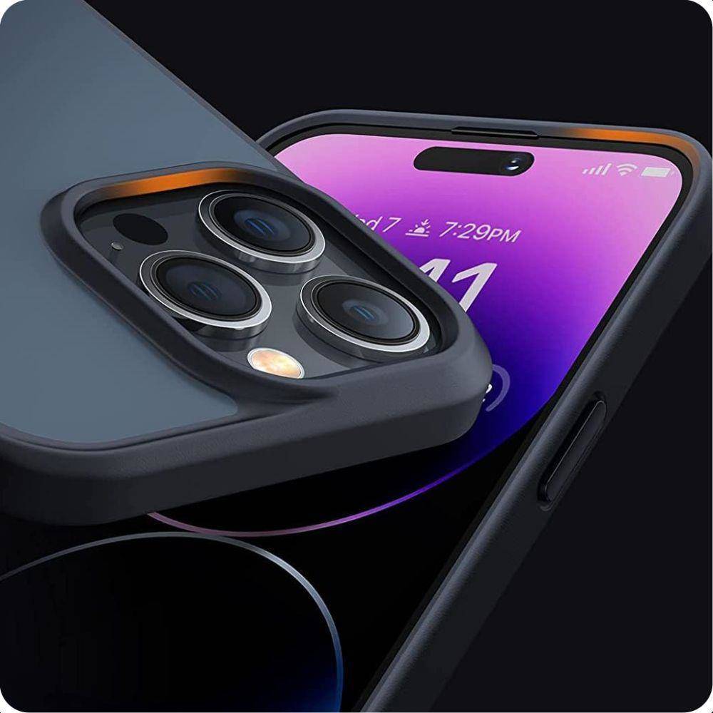 Kryt Apple iPhone 15 Pro Max Tech-Protect Magmat černý/transparentní