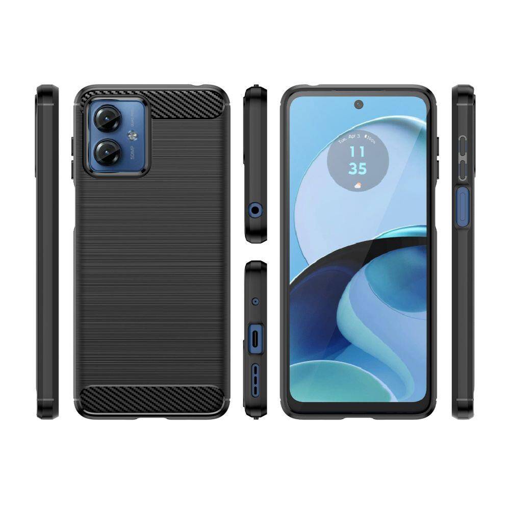 Kryt Motorola Moto G14 Tech-Protect TPU Carbon black