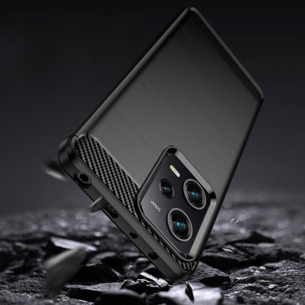 Kryt Xiaomi Redmi Note 12 Pro+ Nexeri TPU Premium Carbon černé