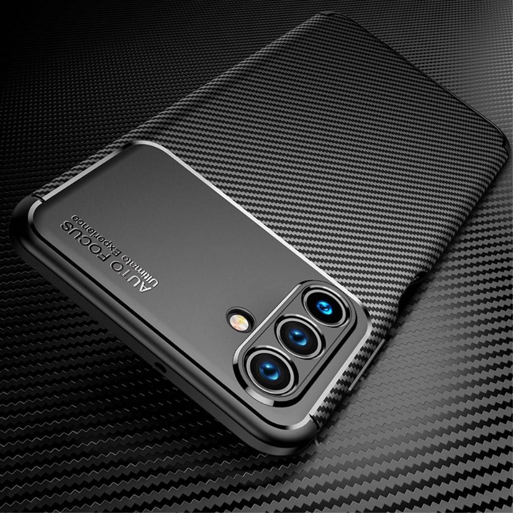 Kryt Samsung Galaxy A13 5G Armored Shockproof Carbon Fiber černý