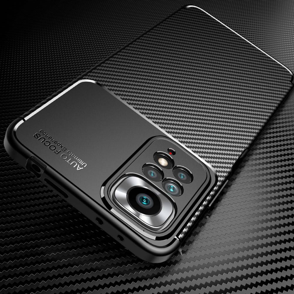 Kryt Xiaomi Redmi Note 11 Pro Armored Shockproof Carbon Fiber černý