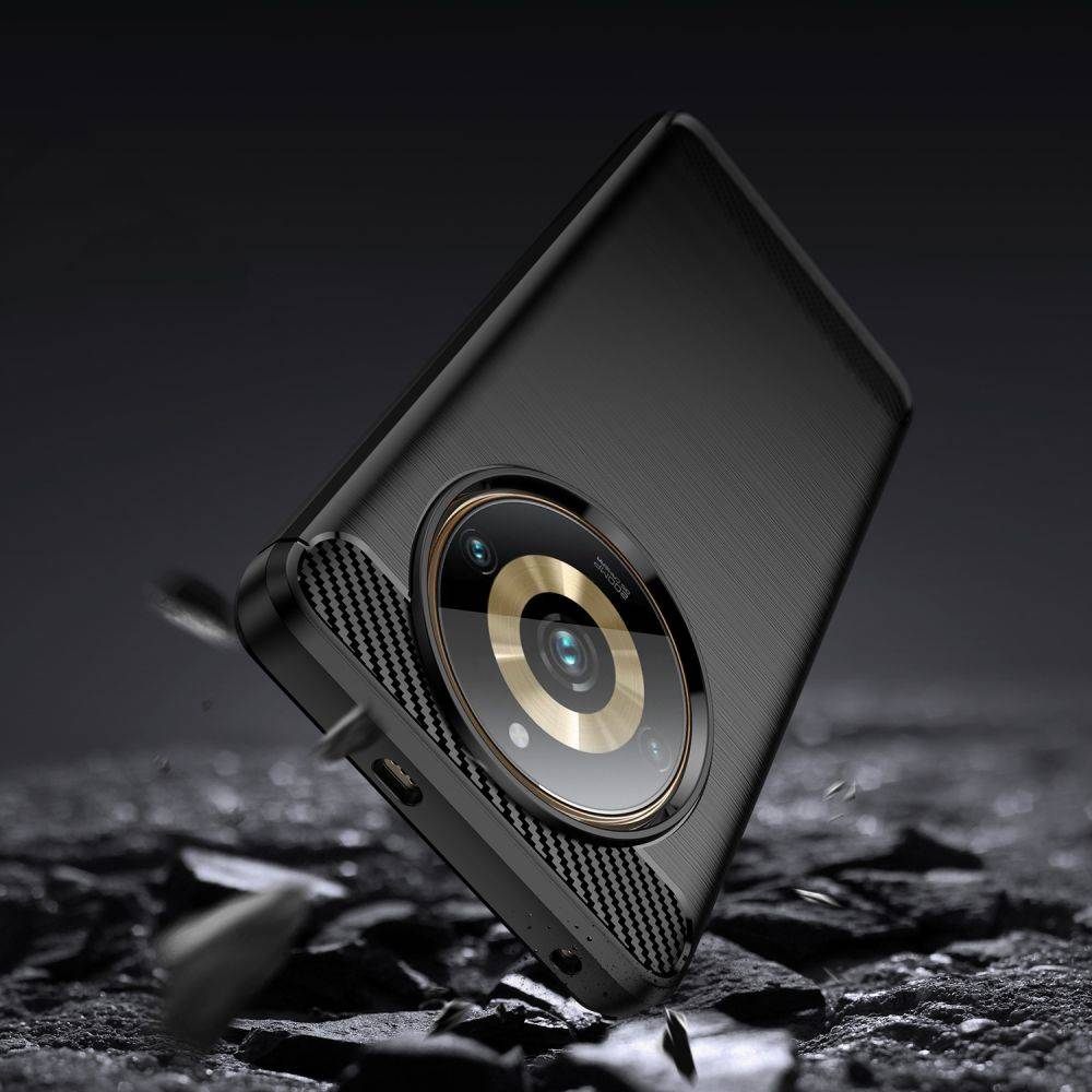 Kryt Realme 11 Pro / 11 Pro+ Nexeri TPU Premium Carbon černé