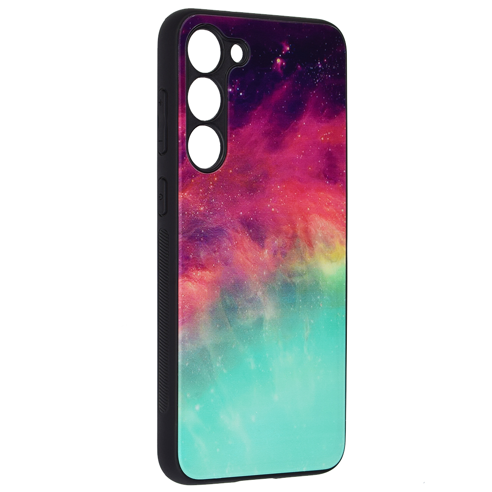 Pouzdro Samsung Galaxy S23 Plus Techsuit - Glaze Series, Fiery Ocean