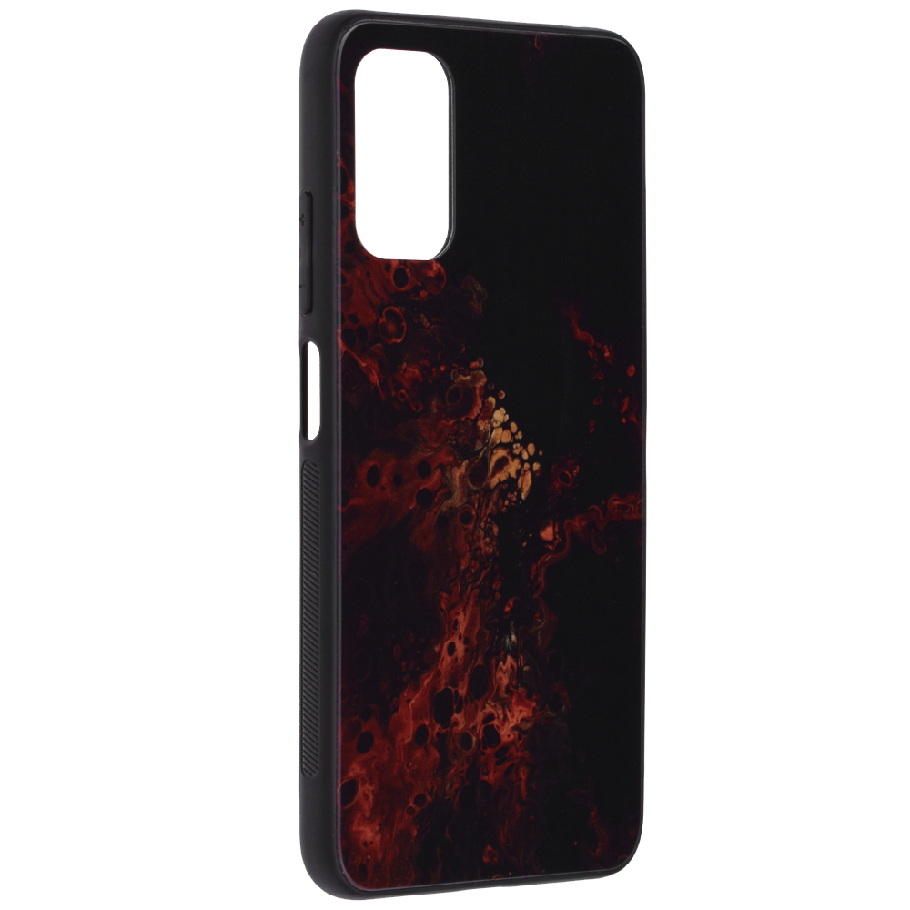 Pouzdro Xiaomi Redmi Note 10 5G / Redmi Note 10T 5G / Poco M3 Pro Techsuit - Glaze Series, Red Nebula