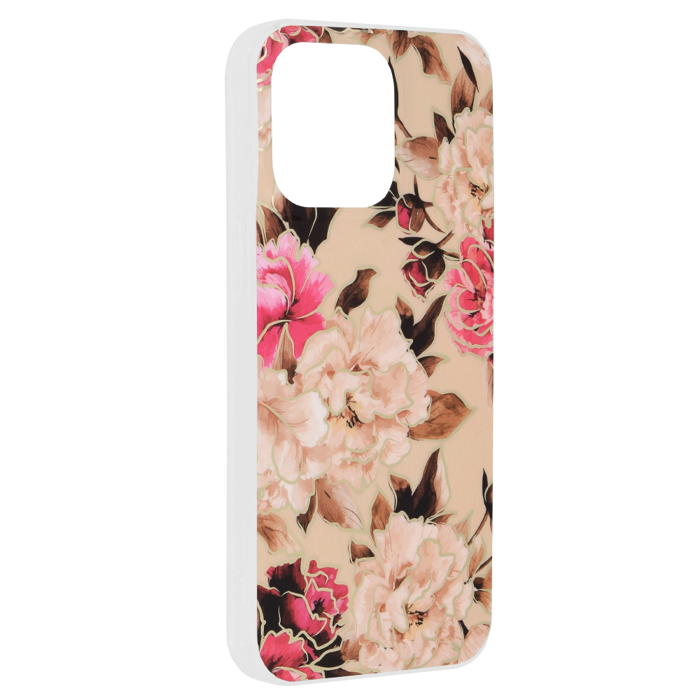 Kryt iPhone 15 Pro Max Techsuit - Marble Series - Mary Berry Nude