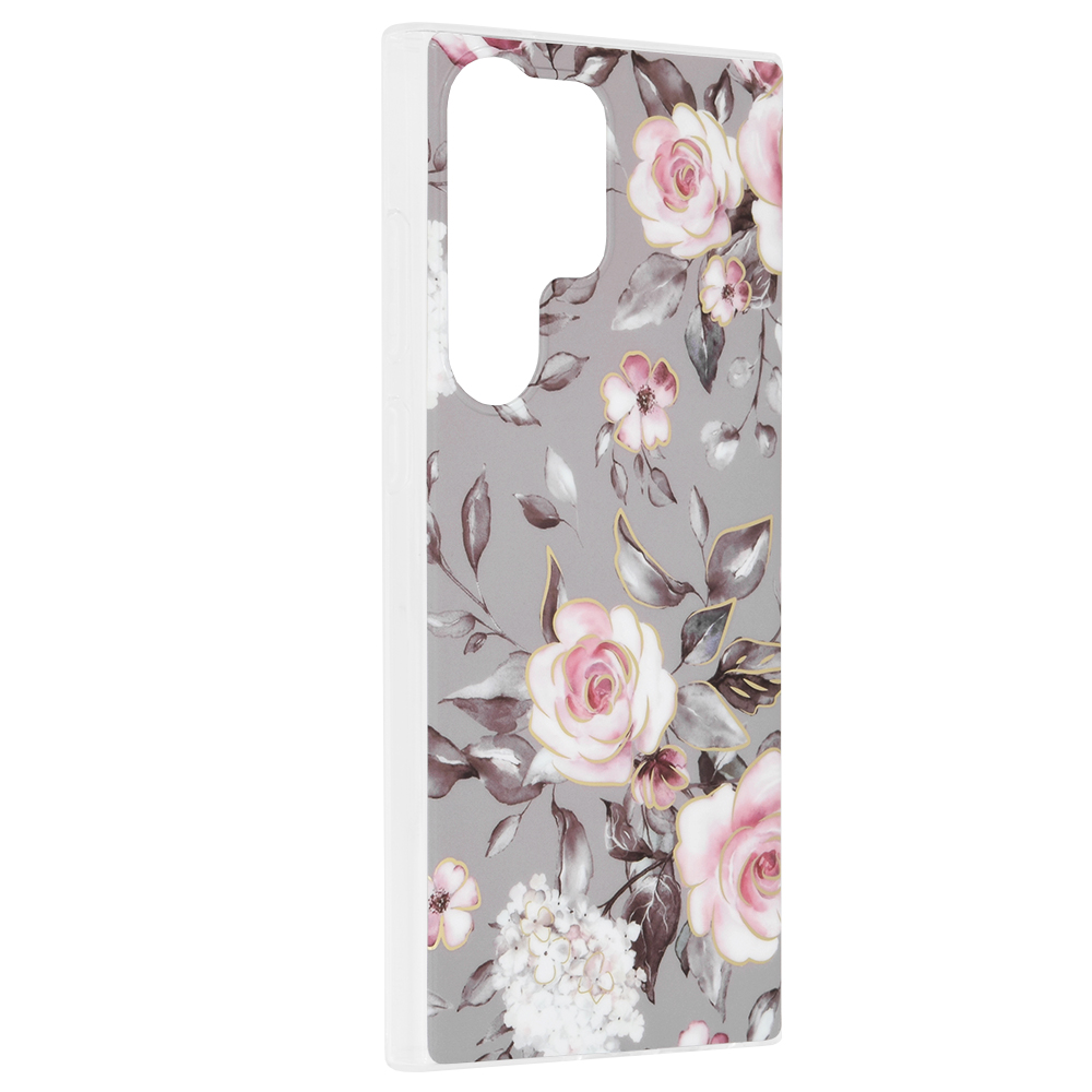 Kryt Samsung Galaxy S23 Ultra Techsuit - Marble Series - Bloom of Ruth Gray