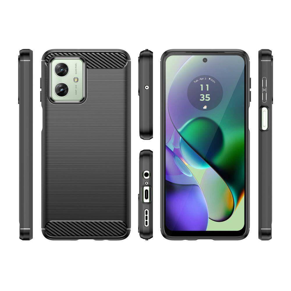 Kryt Motorola Moto G54 5G Tech-Protect TPU Carbon black