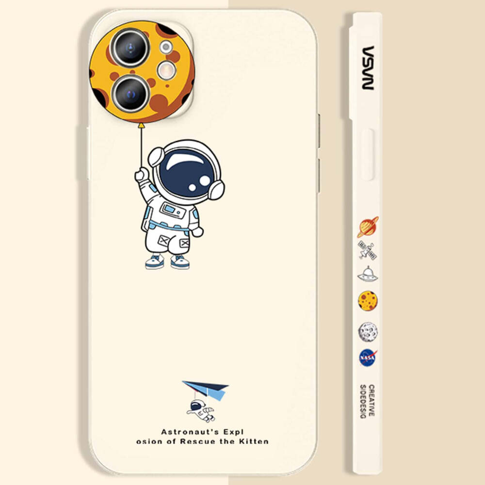 Kryt Samsung Galaxy A54 5G Astronaut NASA krémový
