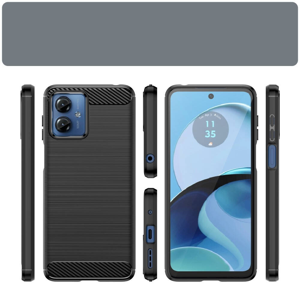 Kryt Motorola Moto G14 4G Nexeri TPU Premium Carbon černé