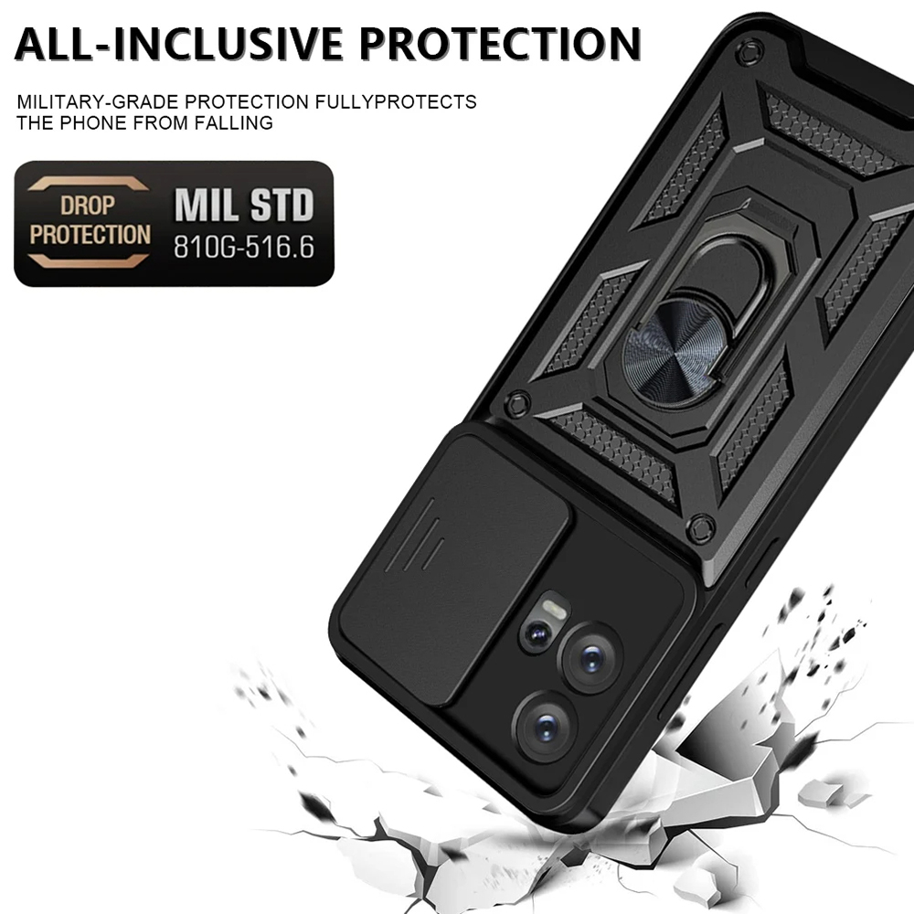 Kryt Motorola EDGE 30 Fuision Techsuit CamShield Pro černý
