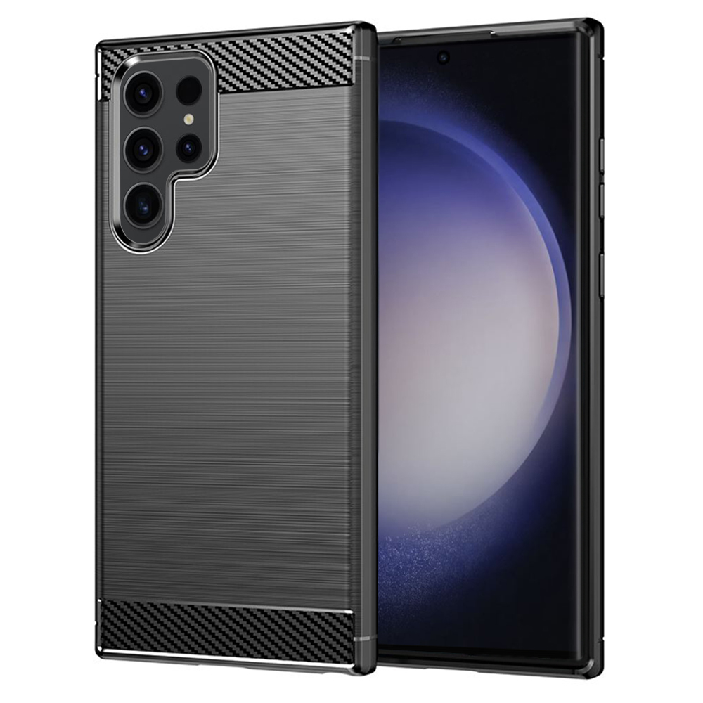 Kryt Samsung Galaxy S24 Ultra, Armored Carbon černý