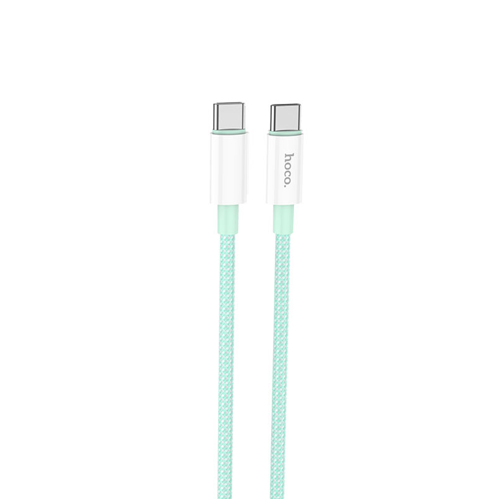 Datový kabel Hoco (X68) - USB Type-C to USB Type-C, 3A, 1.0m - zelený