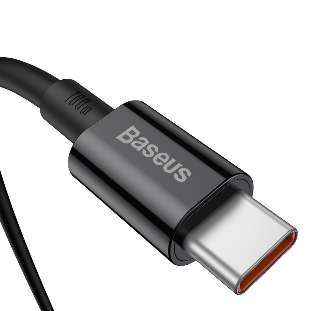 Datový kabel Baseus Superior Series (CATYS-B01) - Type-C to Type-C, 100W, 1m černý