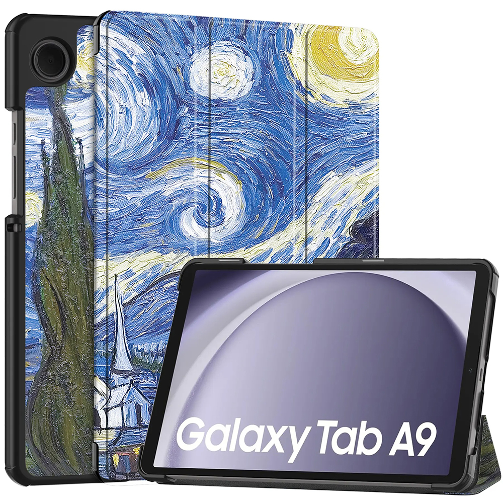 Pouzdro pro tablet Samsung Galaxy Tab A9 / A11 Techsuit FoldPro Starry Night