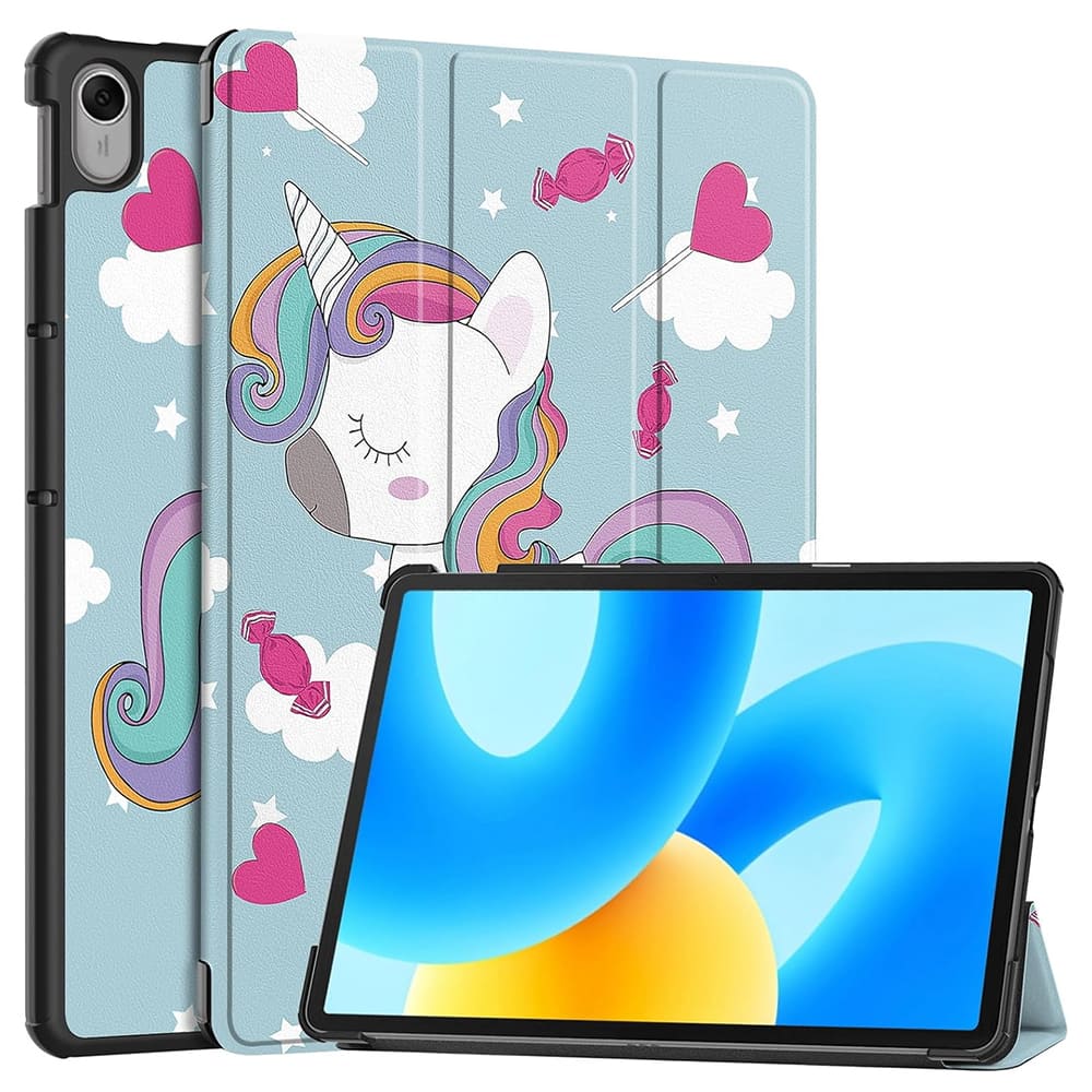 Pouzdro pro tablet Huawei MatePad 11.5", Techsuit FoldPro jednorožec