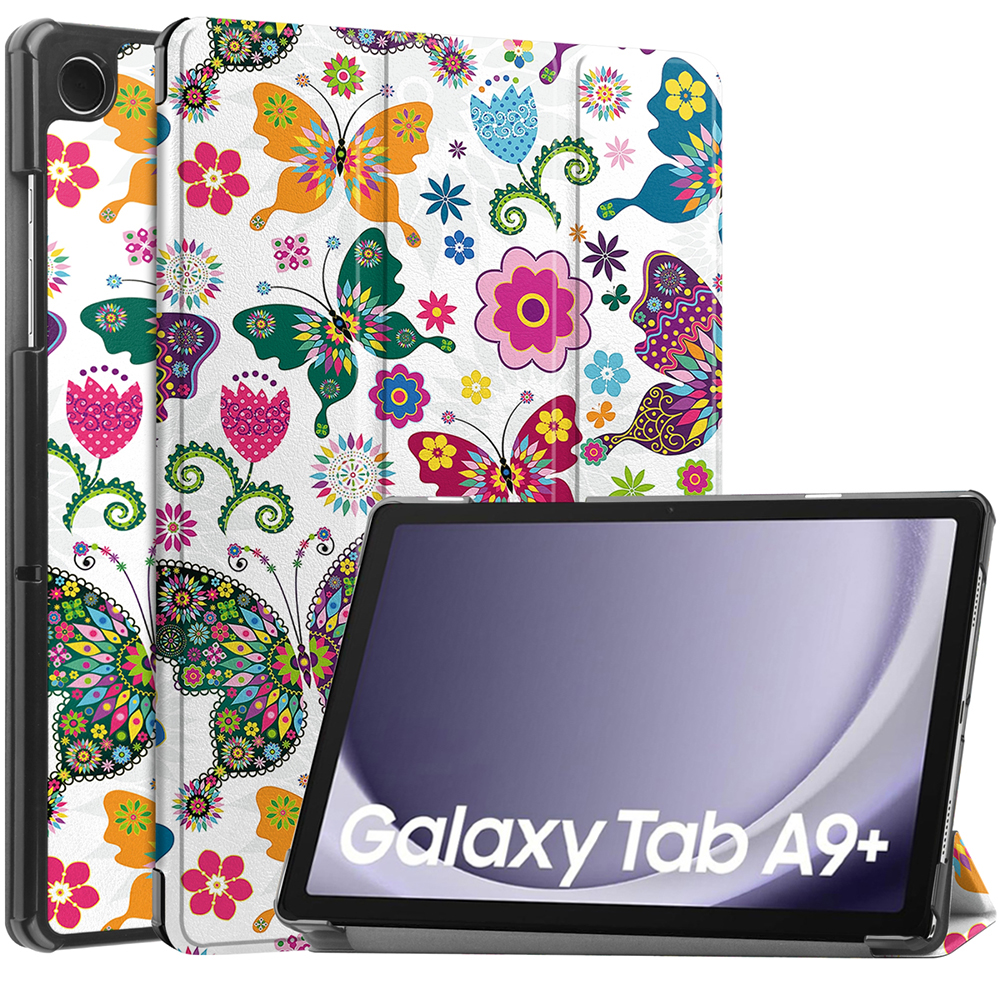 Pouzdro pro tablet Samsung Galaxy Tab A9 Plus / A11 Plus, Techsuit FoldPro Butterfly