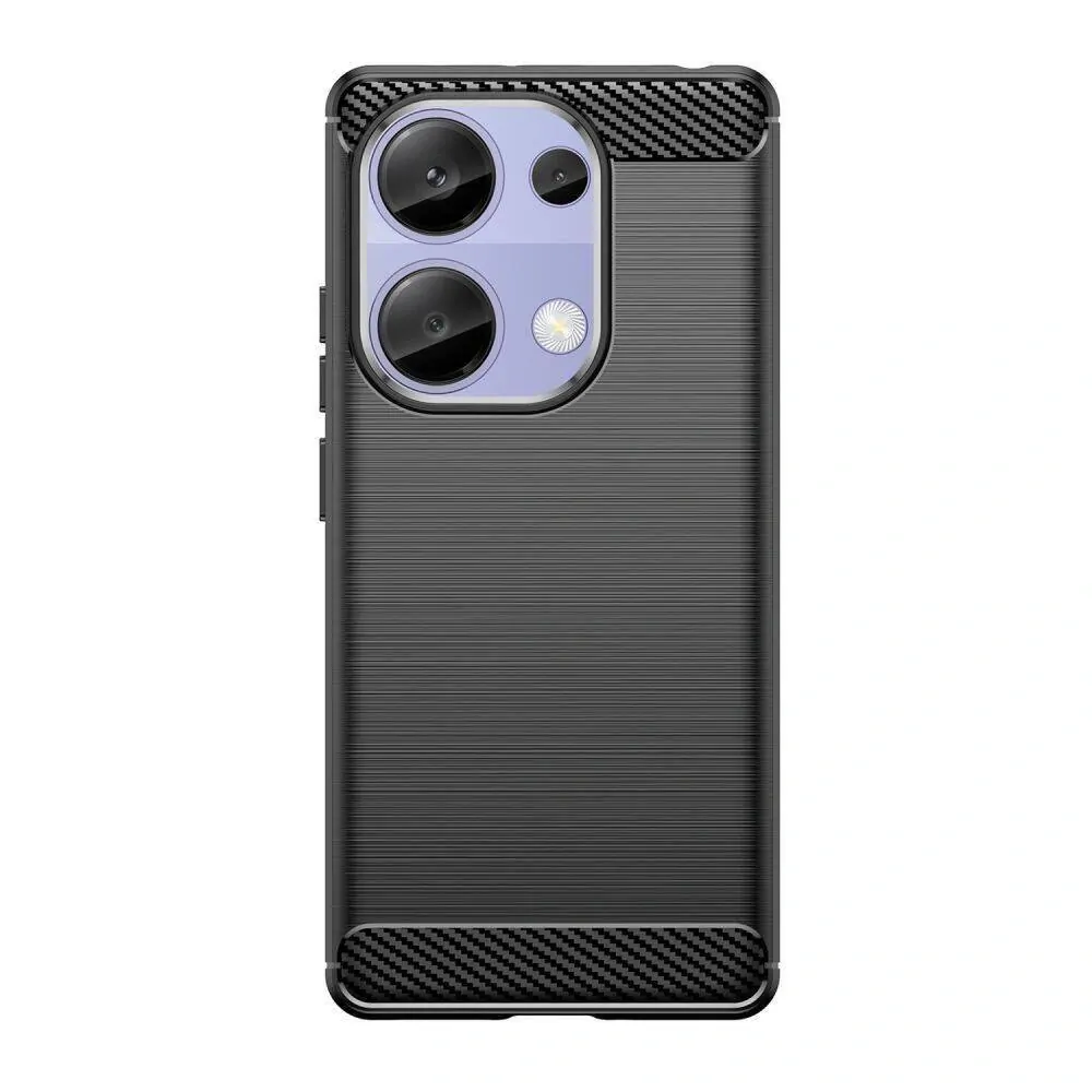 Kryt Xiaomi Redmi Note 13 Pro 4G Tech-Protect TPU Carbon černý