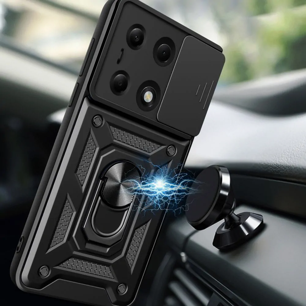 Kryt Xiaomi Redmi Note 13 Pro 4G / Poco M6 Pro 4G Techsuit CamShield Pro modrý