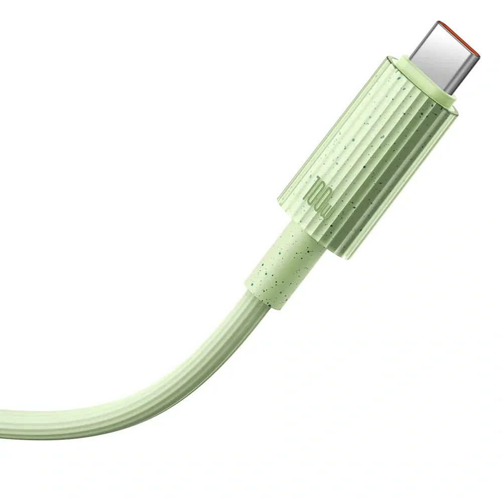 Datový kabel Baseus (P10360202631-00) - Type-C to USB-C, Super Fast Charge, 100W, 480Mbps, 1m - zelený