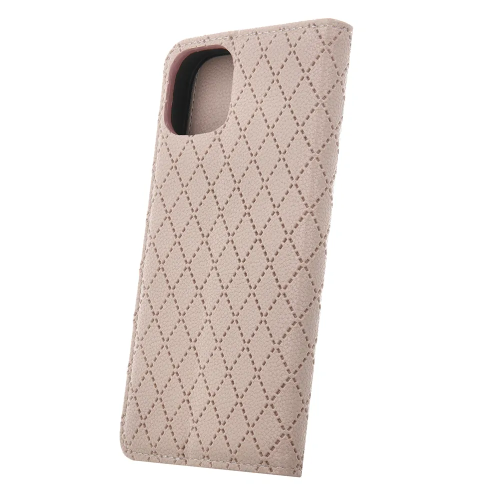 Pouzdro flip Smart Caro pro Xiaomi Redmi 12 4G / 12 5G béžové