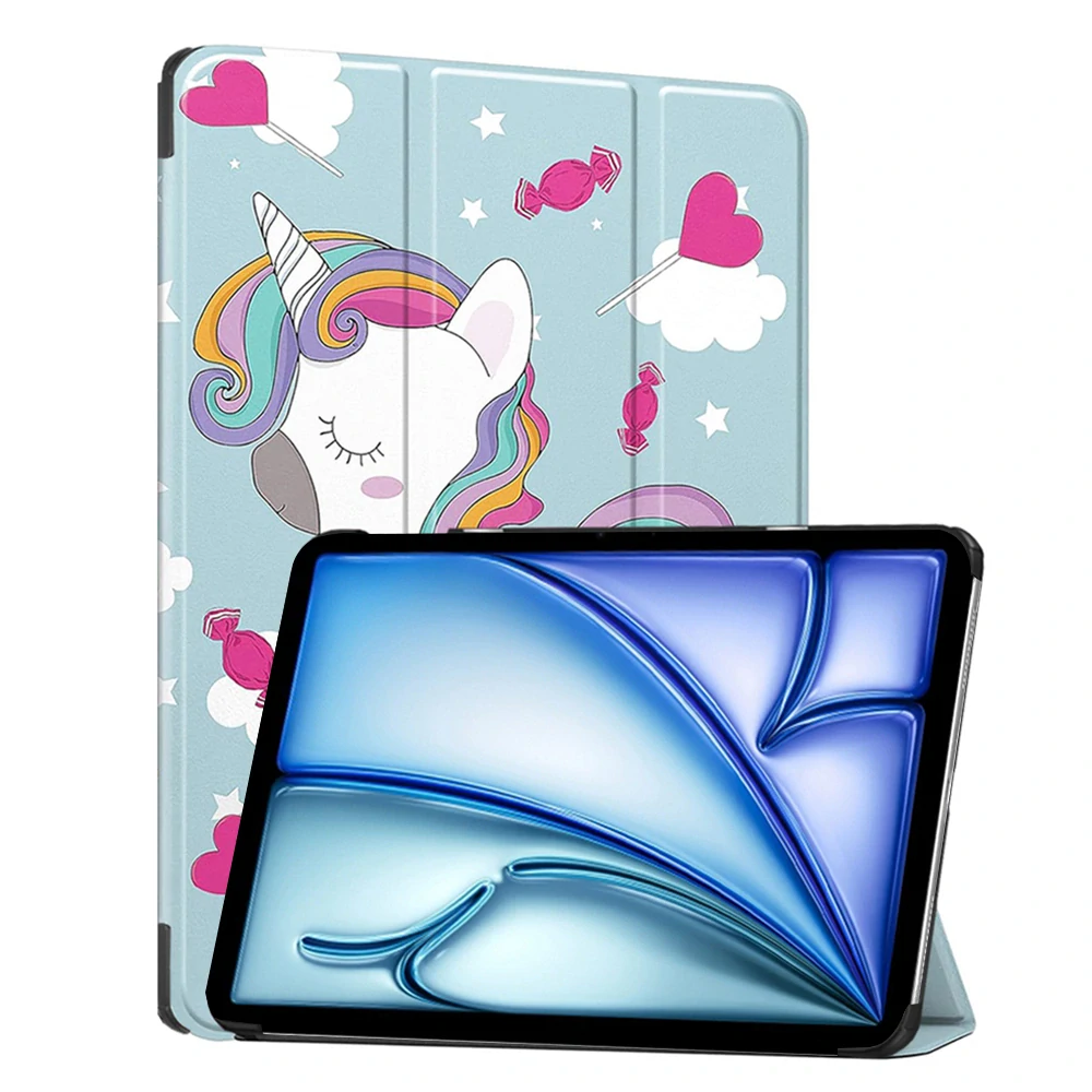 Pouzdro pro tablet Apple iPad Pro 13 (2024), Techsuit FoldPro jednorožec